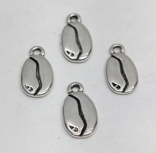 Coffee Bean Charms Set of 4